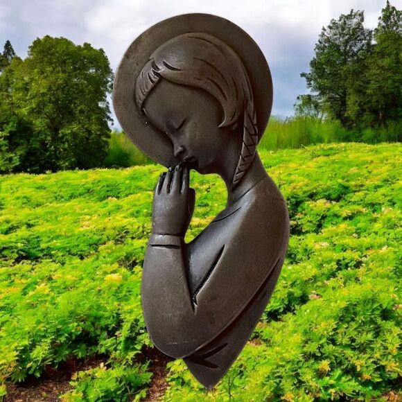 Wild Goose Studio Cast Wall Decor Plaque Madonna of Mercy Virgin Mary Ireland - Picture 10 of 15